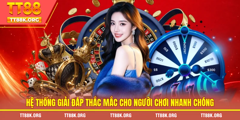 Hệ thống giải đáp thắc mắc cho người chơi nhanh chóng